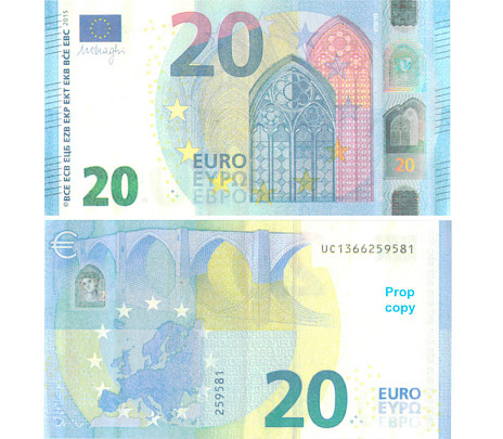 Rekvisiitta raha, 20 Eur 50 kpl